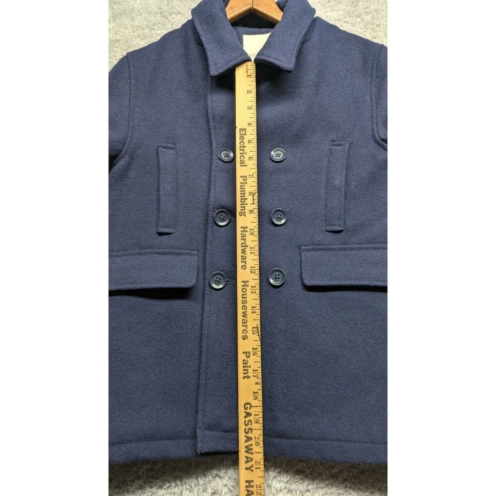 Diesel Peacoat Navy Jacket Wool Blend   Boys 14/16 Women's XS